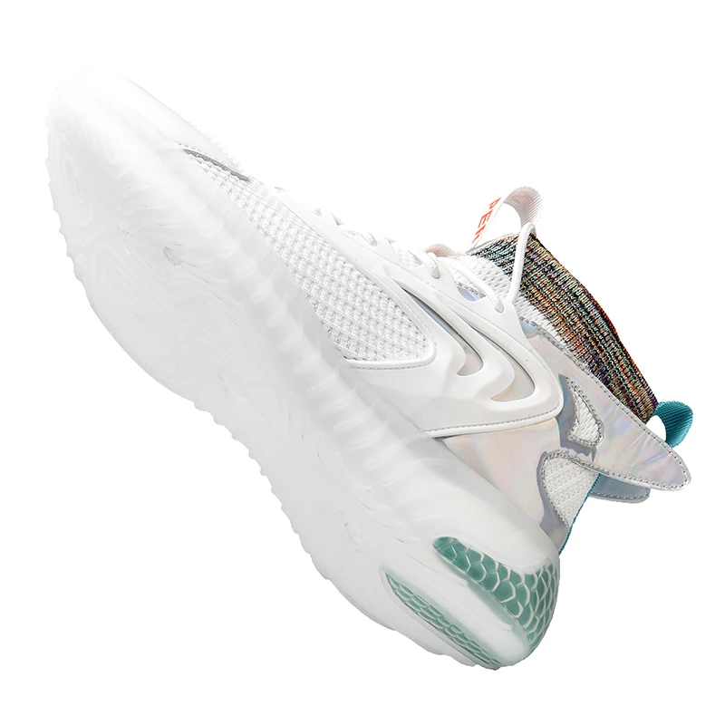 Мужские высокие кроссовки для бега модные мужские с блестками толстая подошва