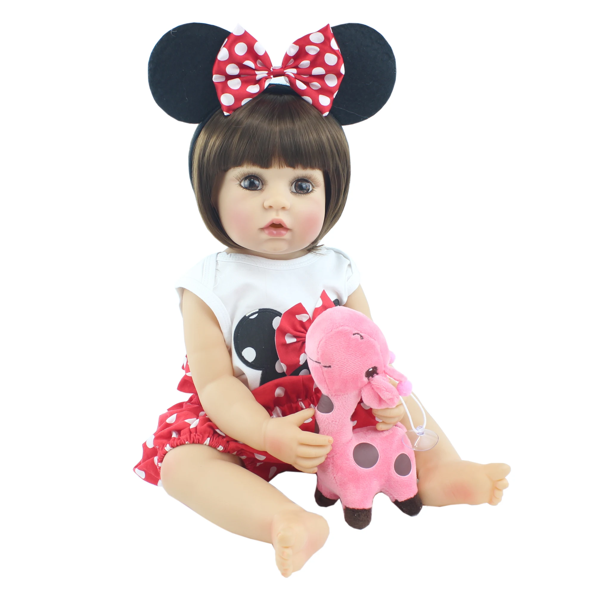 Мягкая силиконовая кукла-реборн BZDOLL Реалистичная виниловая кукла для