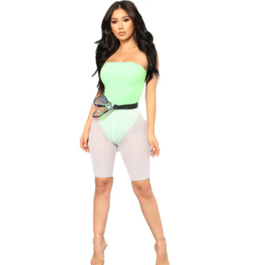 Женские сетчатые брюки прозрачные модные облегающие шорты в сеточку с высокой