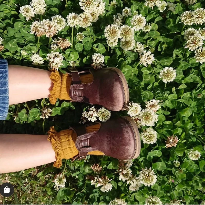 Гольфы для девочек хлопковые кружевные носки малышей на осень и зиму мальчиков