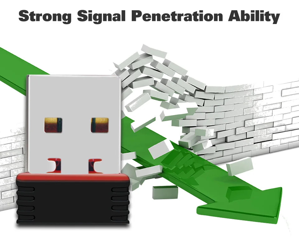 Usb wifi адаптер ethernet lan беспроводной 802.11n ноутбук ключ карта antena adaptador 2,4g wi fi приемник wi-fi мини Мбит/с