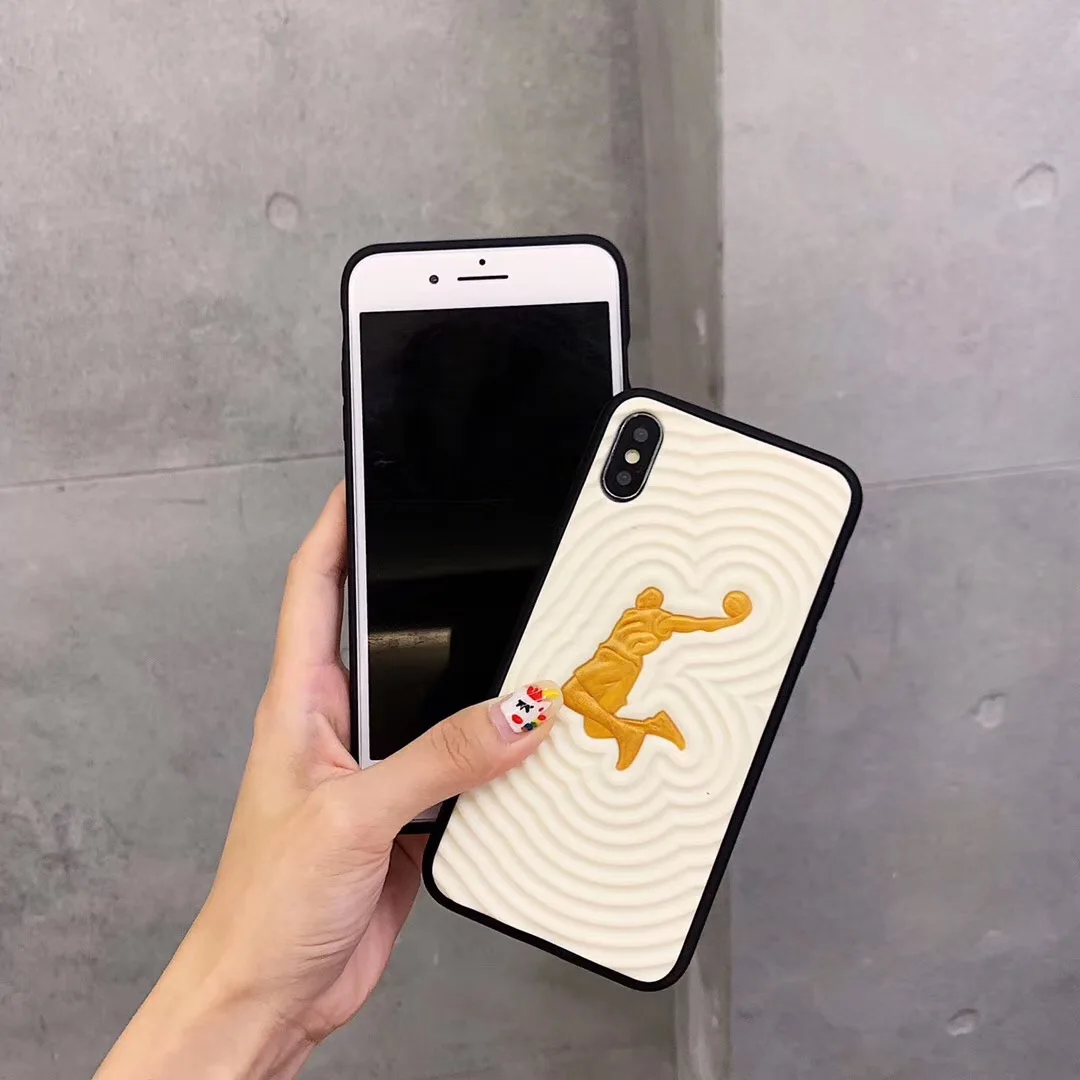 Роскошный баскетбольный король обувь кроссовки James Slam dunk чехол для iPhone X XS Max Xr 7 8 6