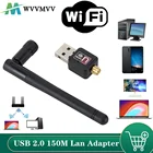 Wi-Fi беспроводная сетевая карта USB 2,0 150M 802,11 bgn, адаптер локальной сети со стандартом памяти для ноутбука, ПК, мини Wi-Fi донгл