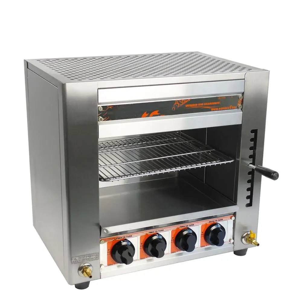 Газовая инфракрасная лучевая печь с 8 головками энергосберегающая для барбекю