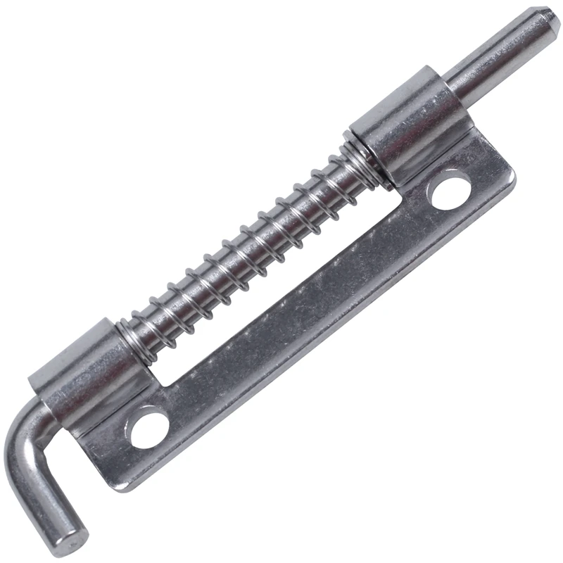 Hardware Spring Loaded Metal Security Barrel Bolt Latch 3.5&quot Long Silver Tone | Обустройство дома