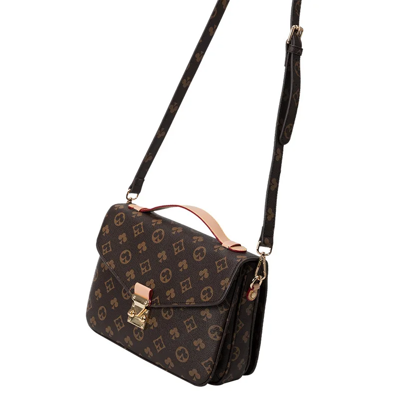 

High Quality 2021 New Trendy Brand Lock One-shoulder Fashion Portable Diagonal Messenger Handbag Famous Luxury Designer Handbags
