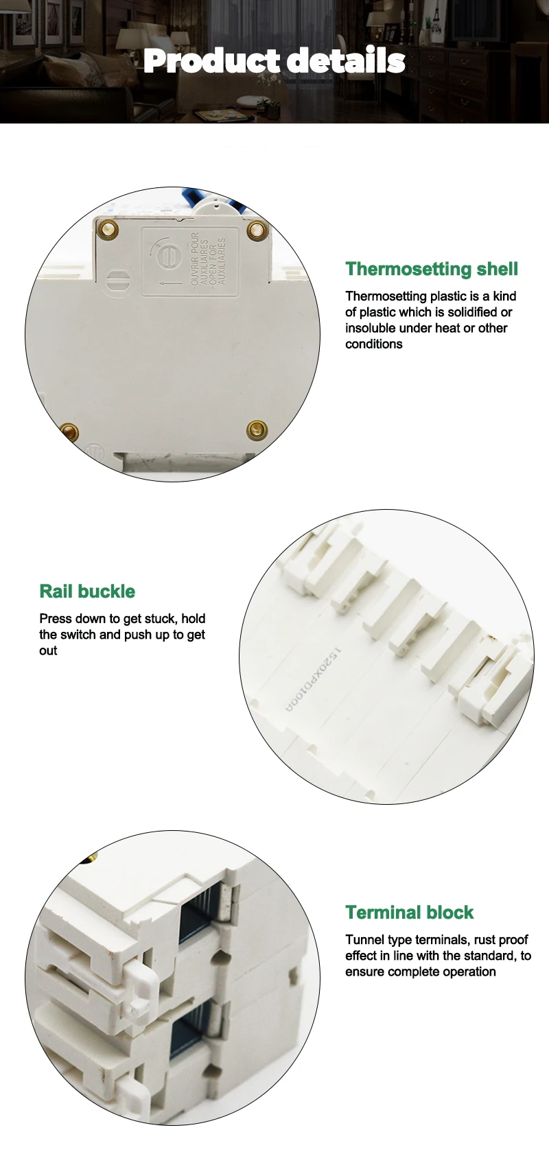 100a, 125a, mts, interruptor de bloqueio manual, mcb 50hz 60hz, 400v