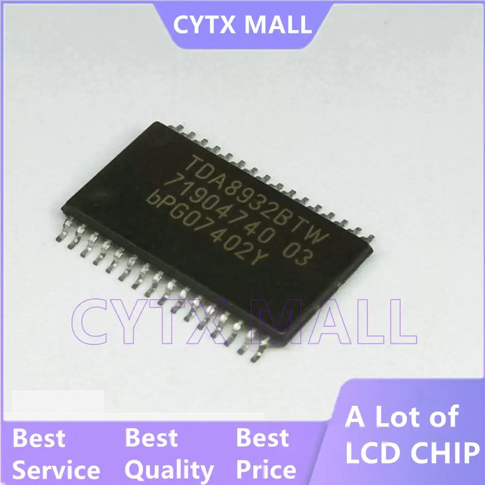 Новинка Оригинал 1 шт. TDA8932BTW TDA8932 8932 TSSOP32 TDA8920CTH TDA8953TH TDA8954TH |