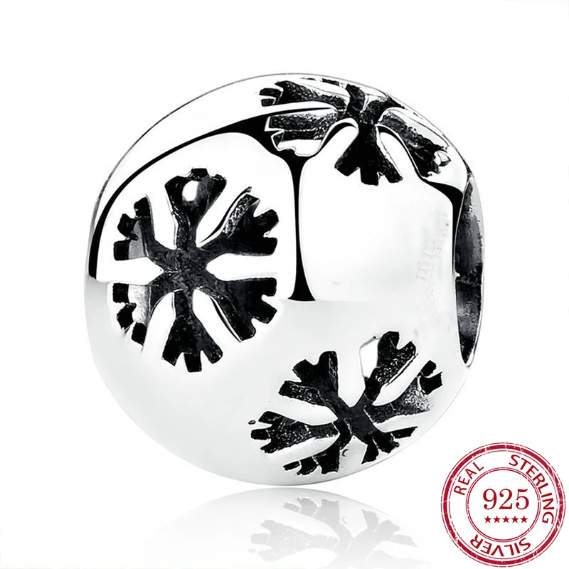 

Подвеска из серебра 925 пробы в виде снежинки для браслета Pandora