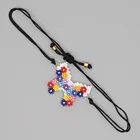 Женский браслет в стиле бохо Go2boho, плетеный браслет в стиле бохо с бабочками Миюки, Ювелирное Украшение с бусинами для девушек, плетеный браслет ручной работы, подарок для детей 2021