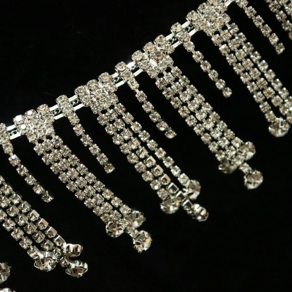 1 ярдовый стакан отделка стразами для одежды с украшением в виде кристаллов обувь