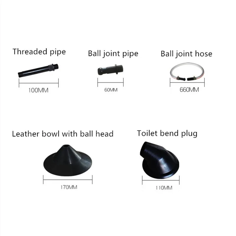 

Kitchen Toilet Sewer Blockage Manual High Pressure Dredger Pipe Drainage Ditch DredgingHigh Pressure 0.7mpa Dredger Special Tool