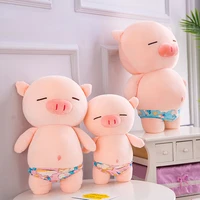 swimming trunks beach hooligan pig kawaii plush toys cartoon comic anime doll stuffed toy christmas birthday gift for children