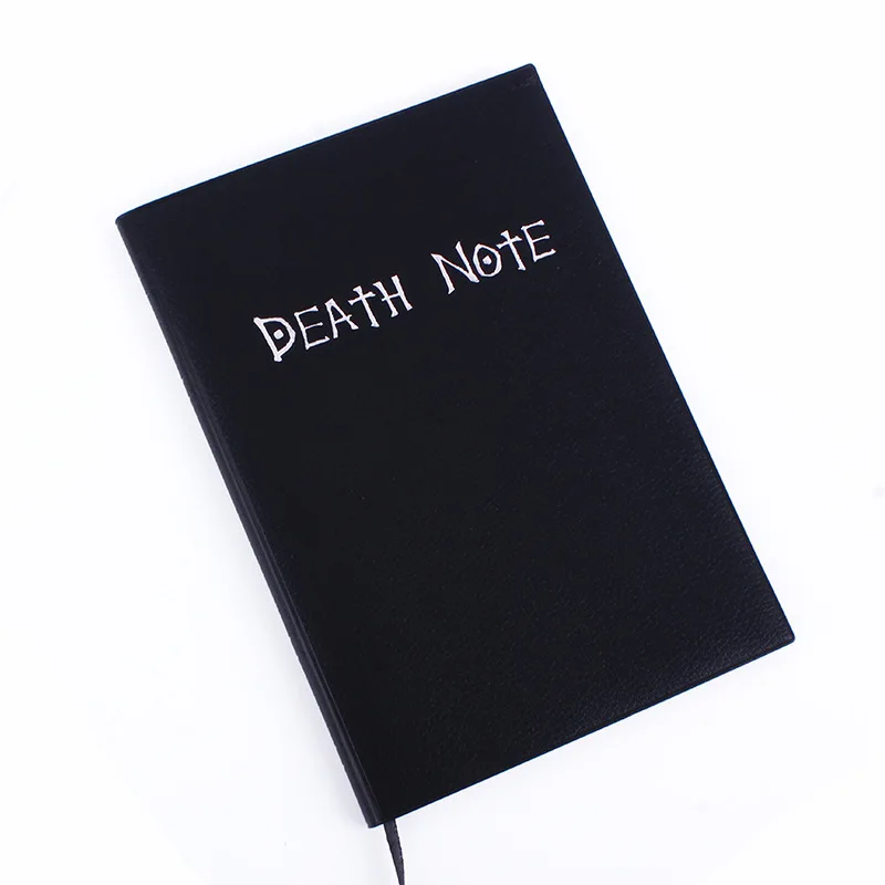 Новый набор блокнотов аниме Death Note кожаный дневник и ожерелье перо записная