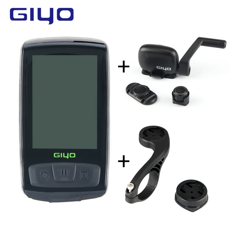 

GIYO M4 Wireless Bike Computer Bicycle Speedometer Odometer Cycling Speed and Cadence Sensor Heart Rate Monitor