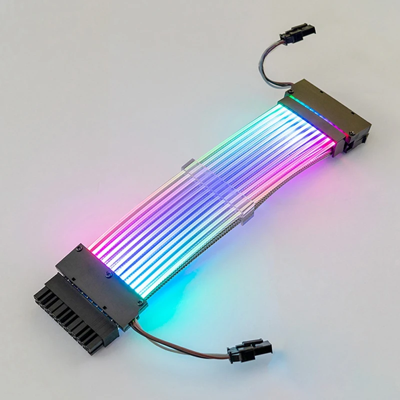 24 Pin кабель удлинитель для материнская плата Расширение синхронизации Шнур 5V ARGB