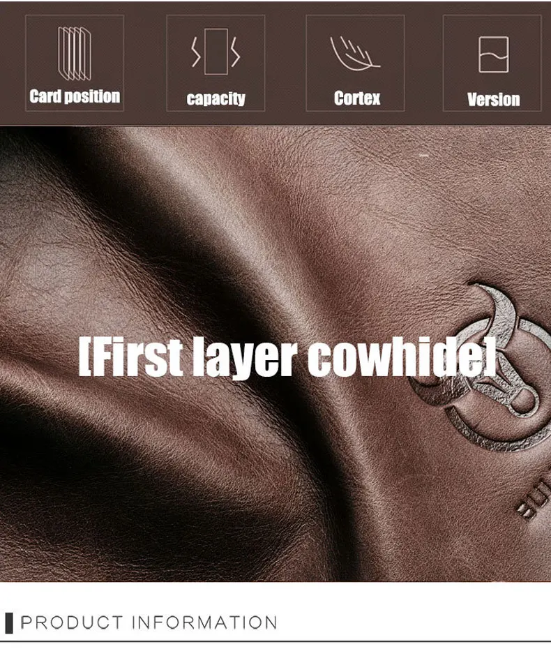 BULLCAPTAIN мужской кошелек клатч из натуральной кожи брендовый Rfid кошелек Мужской органайзер для сотового телефона клатч на запястье Длинный кошелек для монет