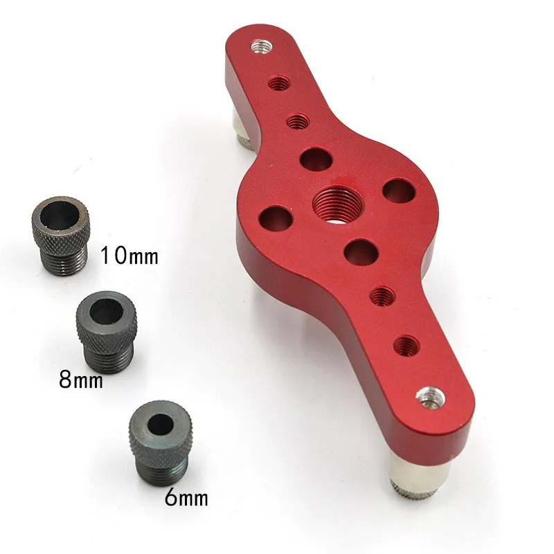 

Alloy Vertical Pocket Hole Fixture Woodworking Drilling Locator Drill Kit For Furniture Connecting Hole Puncher Carpentry Tools