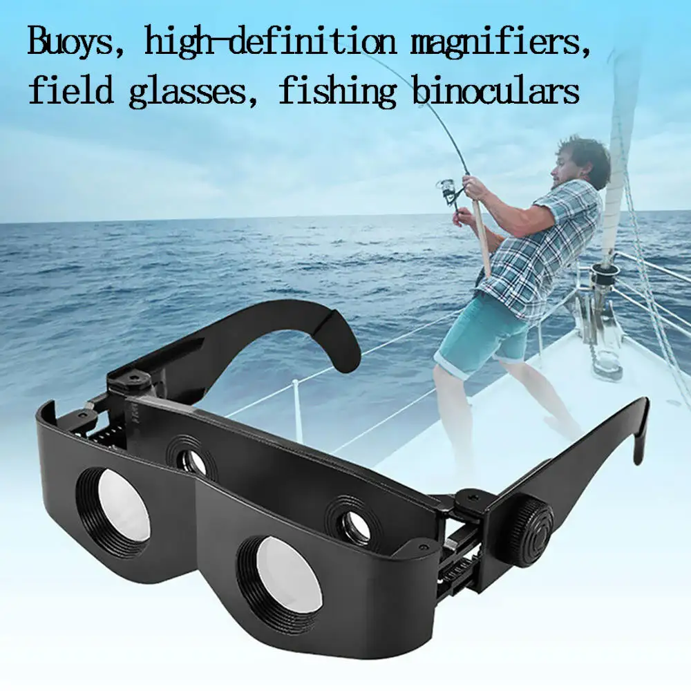 

Outdoor Binoculars Fishing Eyewear Portable Plastic Frame Fishing Magnifier Glasses Fishing Optics Binoculars Telescope