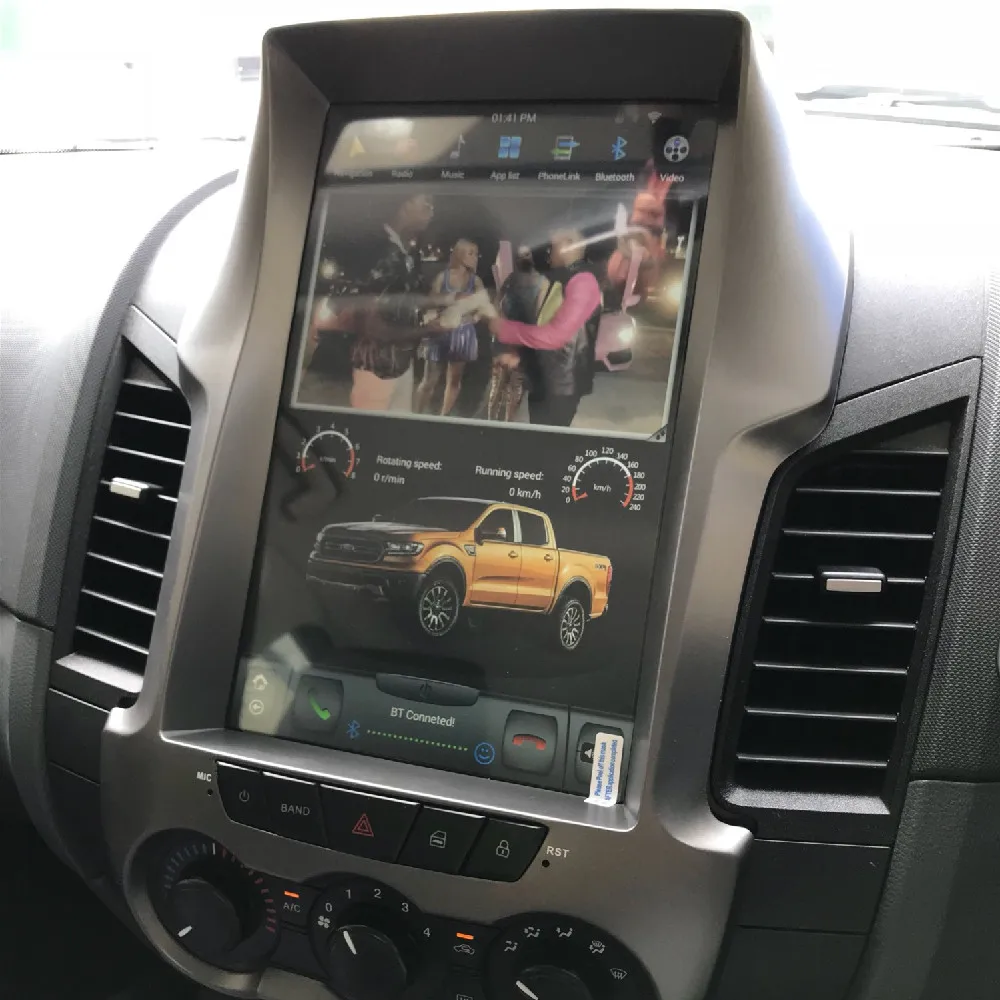 Android 11 вертикальный экран для Ford Ranger/F250 2011-2016 Tesla автомобильный мультимедийный