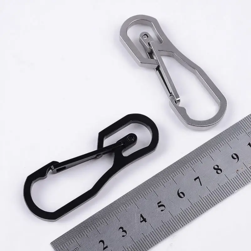 Durable Stainless Steel Tactical Multifunctional Key Chain Carabiner EDC Hanging Buckle Outdoor Equipment Tool | Спорт и развлечения