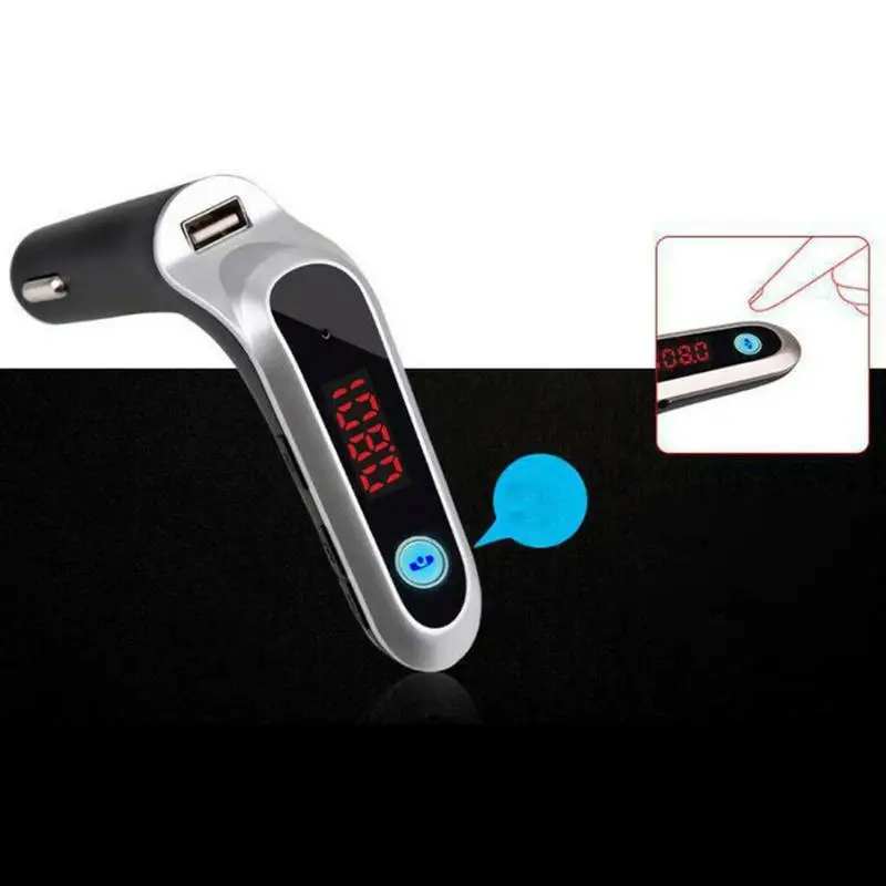 FM Transmitter MP3 Music Player USB TF Card Support Charger Wireless Bluetooth Car Kit LCD Hands-Free Mobile Phones Tablets Dsp |