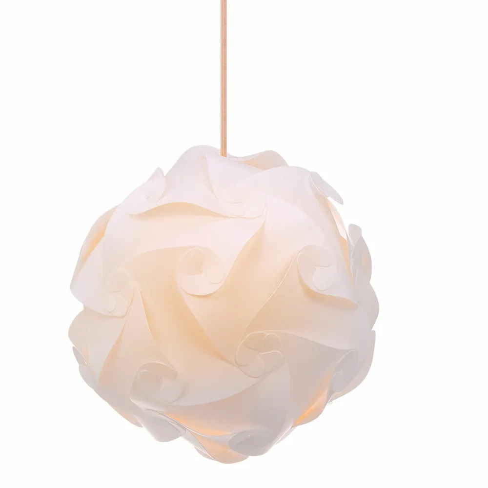 

30 Pcs DIY Puzzle Lampshade Pendant Lamp