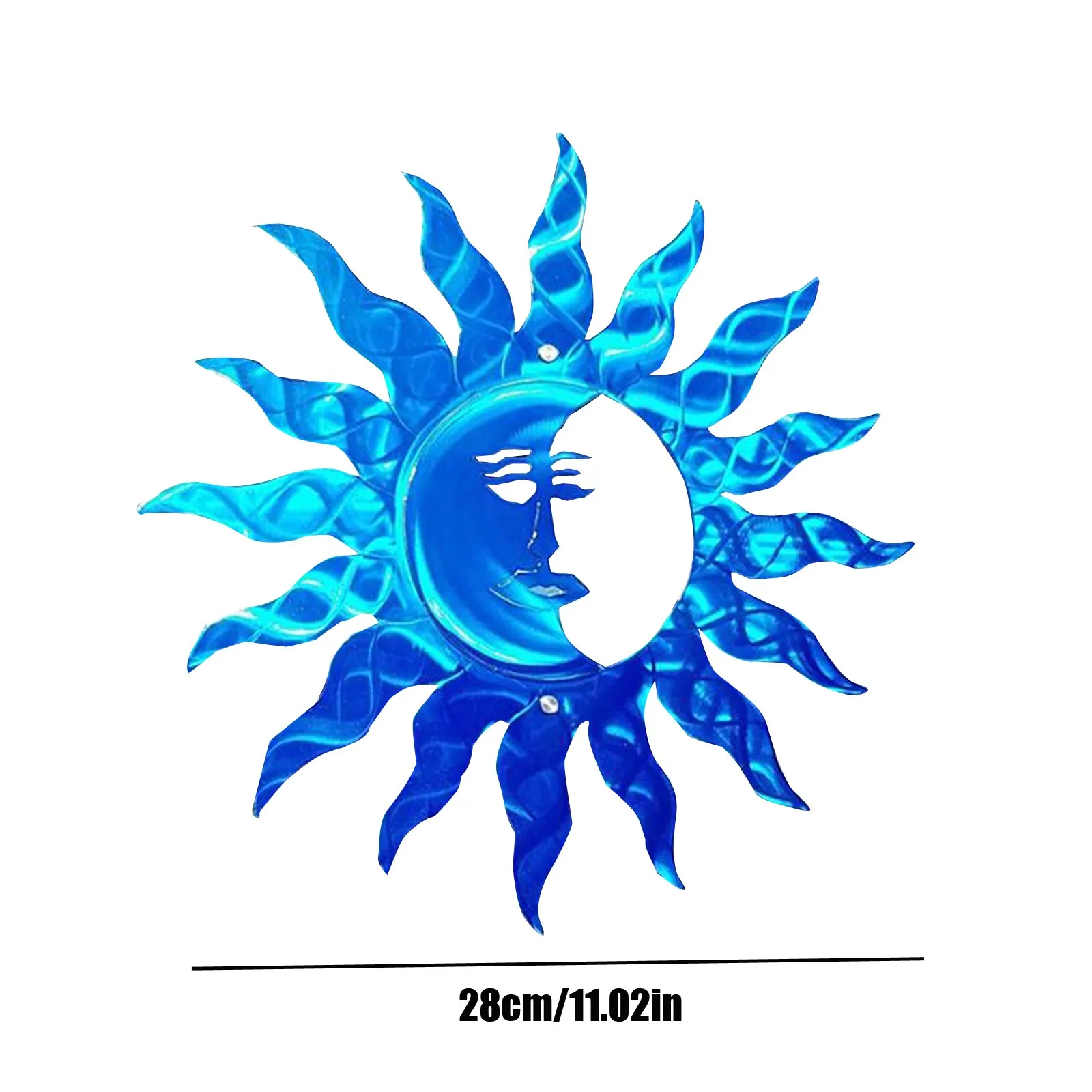 

Metal Sun Wrought Iron Indoor And Outdoor Decoration Decoration Wrought Iron Sun Moon Metal Art Hanging Pendant Background Wall