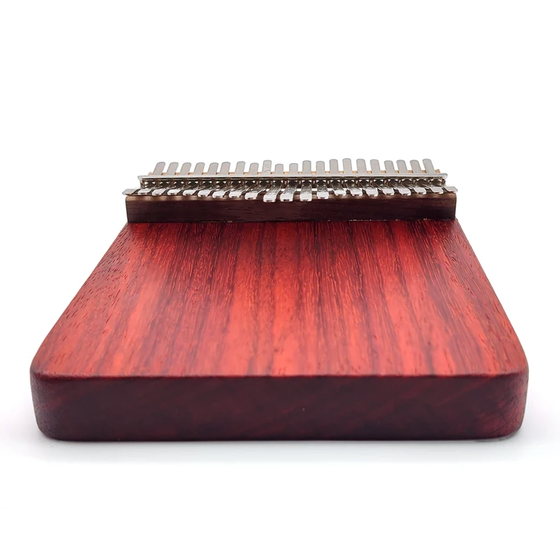 100% Handmade Kalimba 21 Key Keyboard Thumb Piano Padauk Wood Flat Board Calimba Finger Keys Musical Instruments