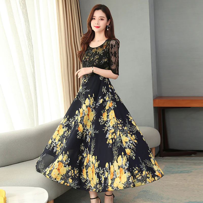 2020 весеннее Новое сексуальное кружевное платье с высокой талией темпераментное