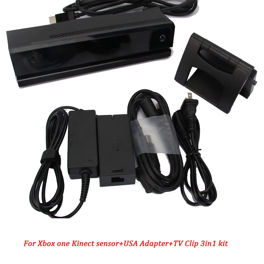 Новое поступление для Xbox One S/X Windows PC Body Kinect Sensor 2 0 3 + TV Clip адаптер переменного тока в