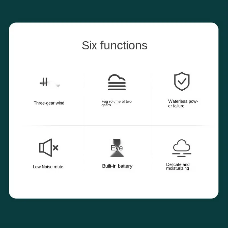 

New Spray Fan USB Home Office Replenishment Humidifier Fan Hesktop Fan Mini Water Mist Fan