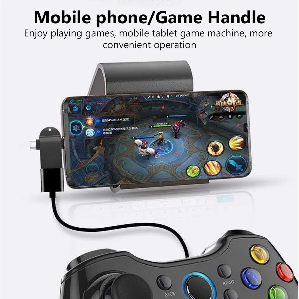 Переходник OTG для Android Type-C 2 в 1 переходник с USB 3 0 на Micro Type C жесткий диск флэш-диск