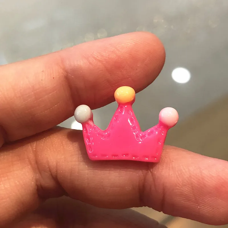 10 шт. оптовая продажа разноцветные аксессуары значок императорской короны из