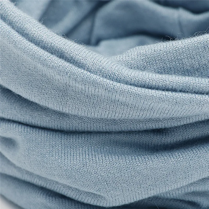 Унисекс клетчатые двухслойные теплые флисовые вязаные шарфы шаль хомут для