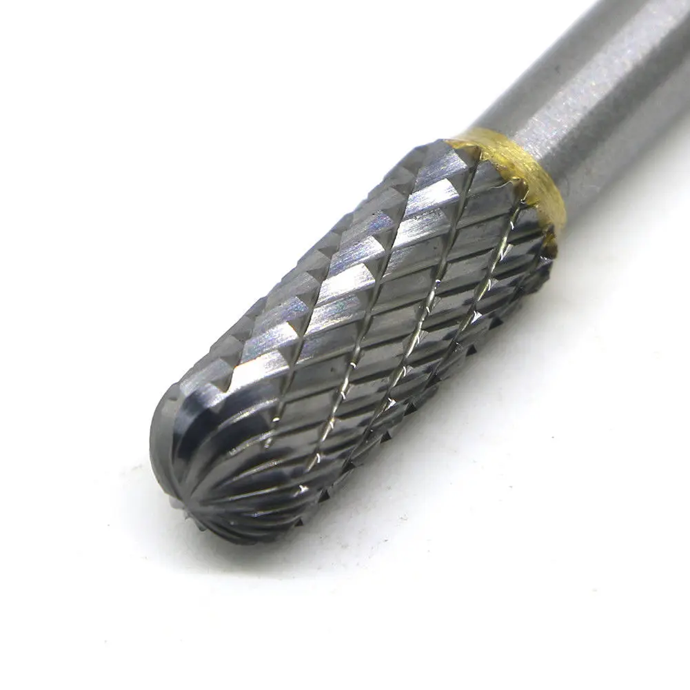 

8 мм Dia Tungsten карбидный роторный напильник сверло 6 мм хвостовик металлический шлифовальный инструмент