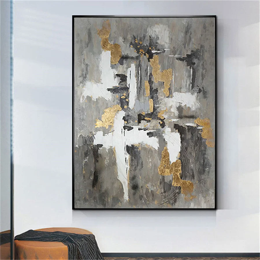 

Master design modern abstract 100% hand-painted oil painting on canvas wall art picture living room bedroom home decoration