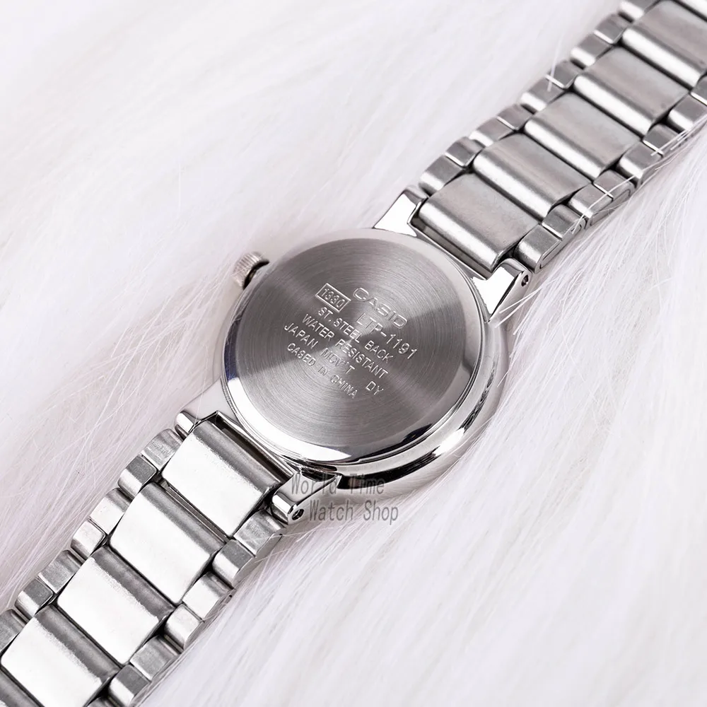 Casio смотреть женщины часы топ бренд роскошный набор водонепроницаемый кварц смотреть женщин дамы Подарки Часы Спорт часы relogio feminino reloj mujer montre homme sex kol saati zegarek damski LTP-1191A