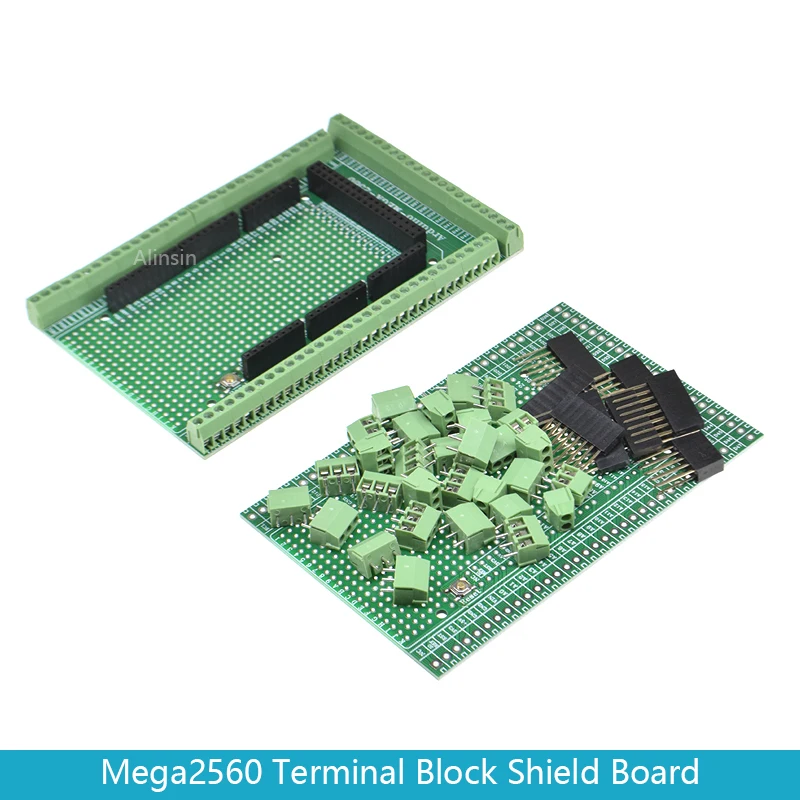 Двухсторонняя печатная плата винтовой клеммный блок защитная для arduino MEGA 2560 Mega R3
