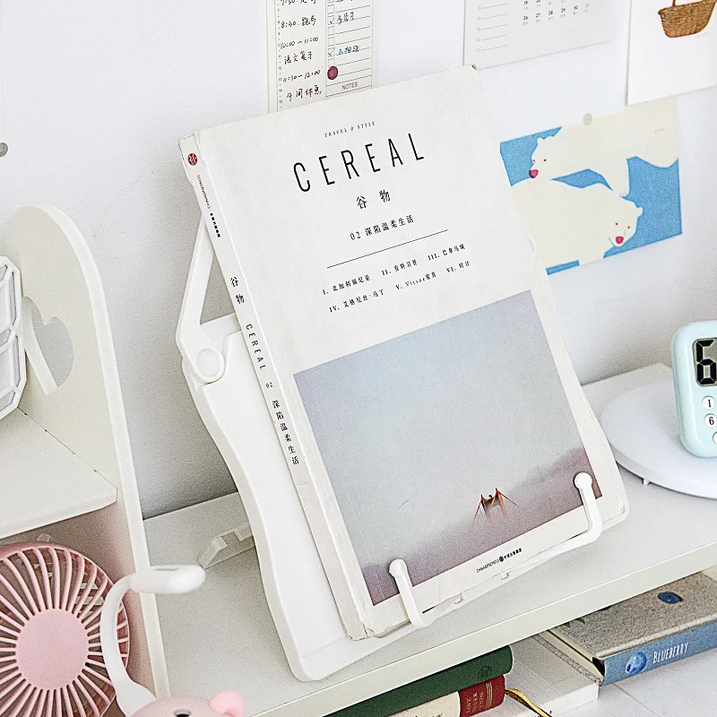 Портативный книжный стенд книга для чтения студентов полка рецептов складной