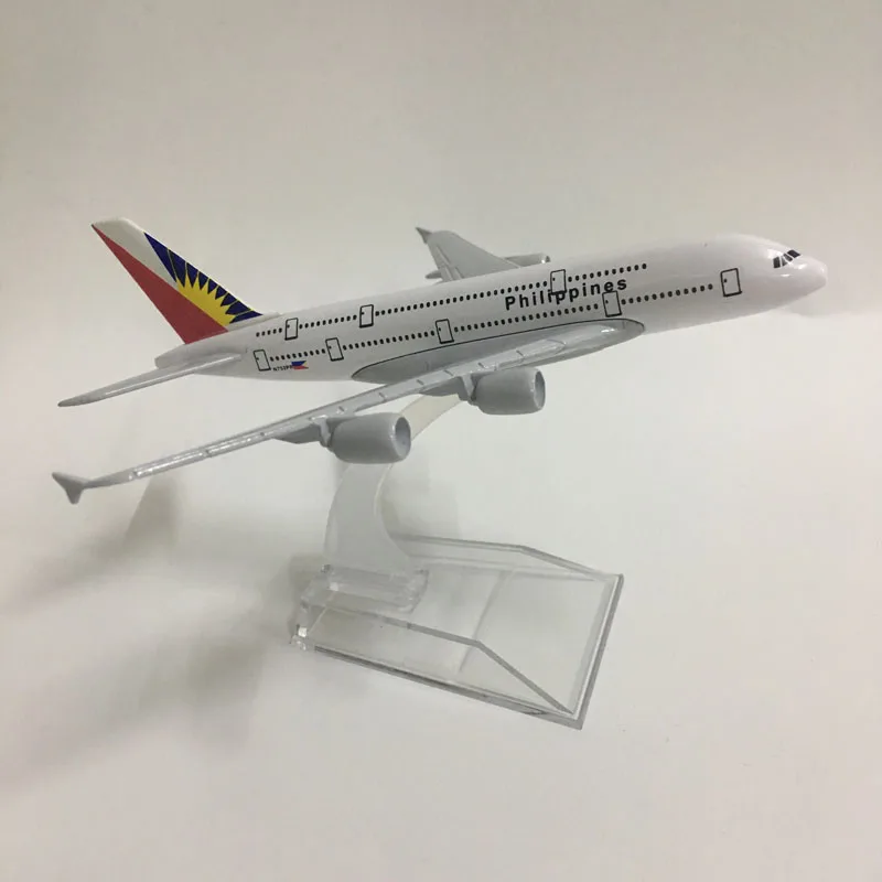 JASON TUTU 16 см Филиппины Boeing 777 B747 Airbus A380 модель самолета Модель аэроплана самолет 1:400