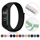 Ремешок нейлоновый для Xiaomi Mi band 3 4 5 6, спортивный Воздухопроницаемый сменный Браслет для Miband 3 4 5 6