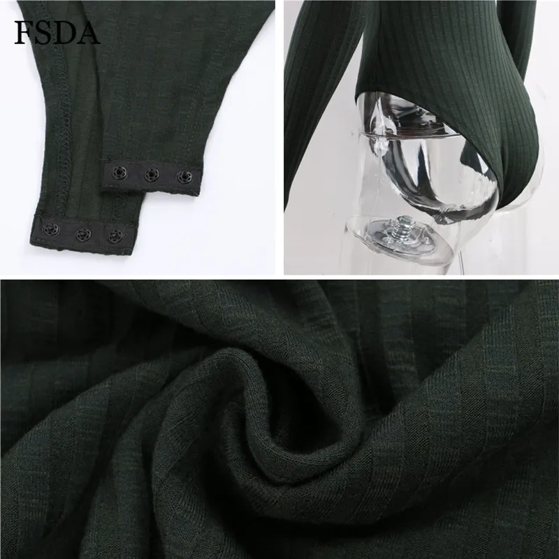 Женское трикотажное боди с открытыми плечами FSDA черно белое открытой спиной и v