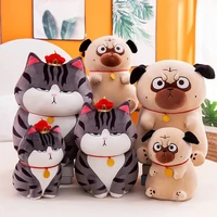 a variety of sizes and shapes of the emperor cat shar pei stuffed animal toy doll for boys and girls birthday and christmas gift