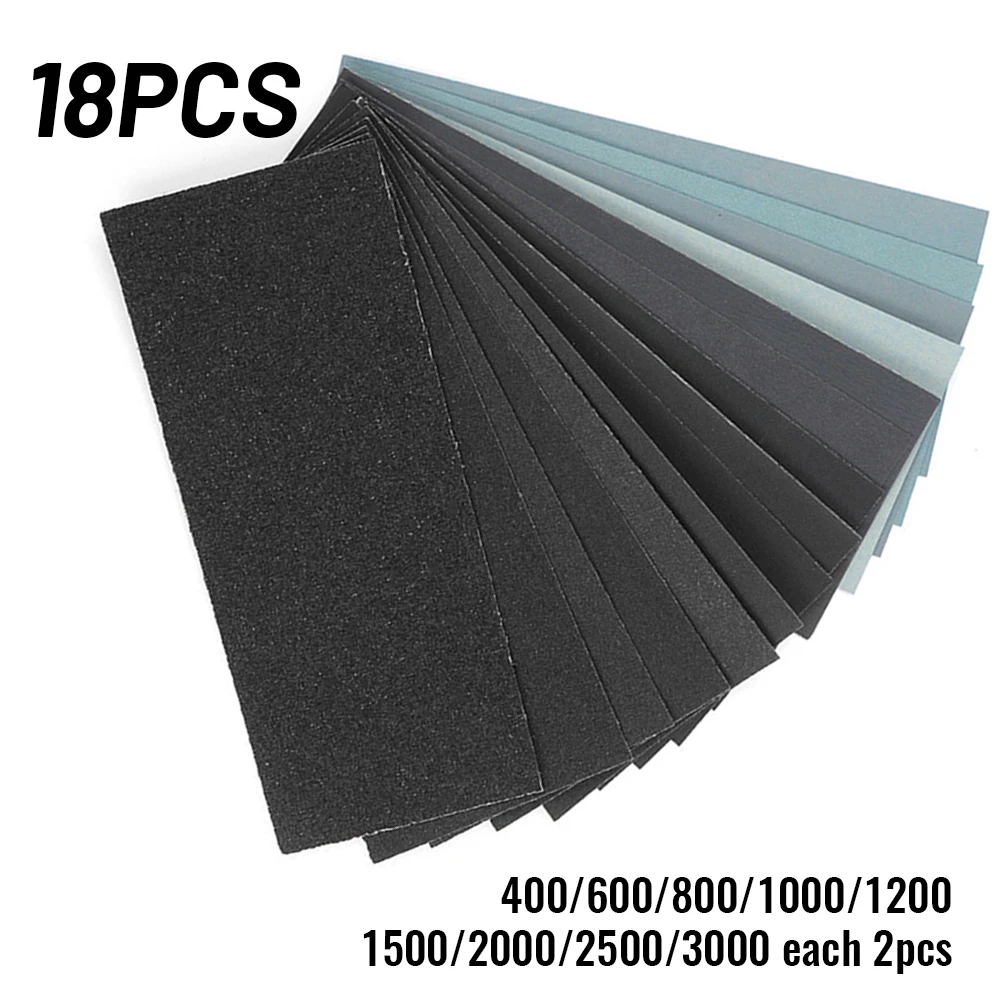 

Wet And Dry Sandpaper 400-3000grit 57*140mm For Polishing Metal Glass Wood Polishing Sand Paper Silicon Carbide