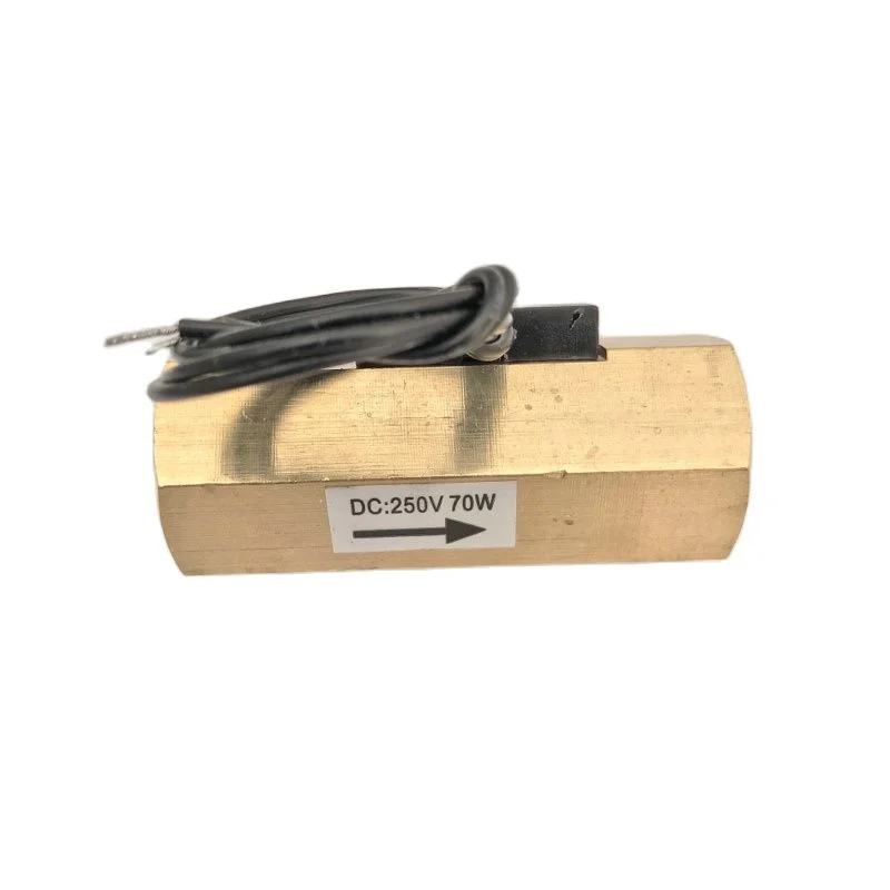 

USM-FS21TB Normally Open Circuit Magnetic Flow Sensor Switch DC24V Max 0.3A Reliable BSP G1/2" Female Made of Brass