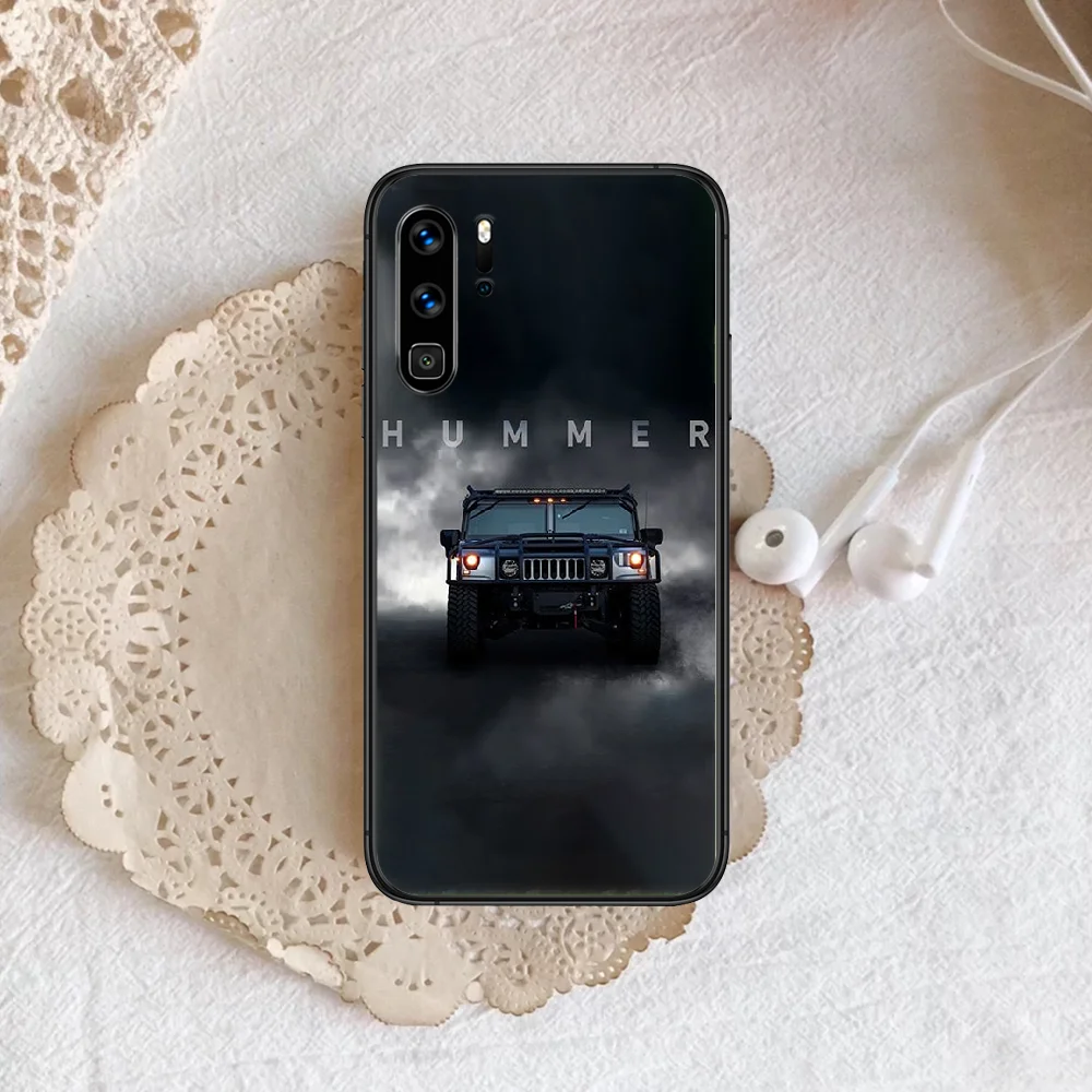 

Hummers car Phone Case For Huawei P Mate 10 20 30 40 Lite Pro smart Z 2019 nova 5t black Funda Fashion Coque Trend Cell Soft