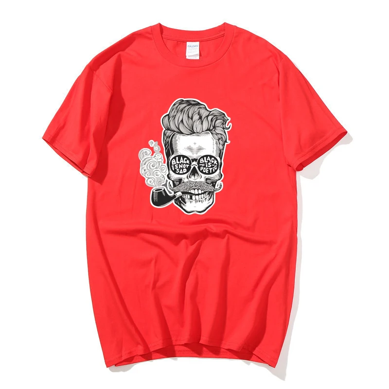 Летние забавные курение thinker Принт футболки Harajuku Повседневное хип хоп в стиле