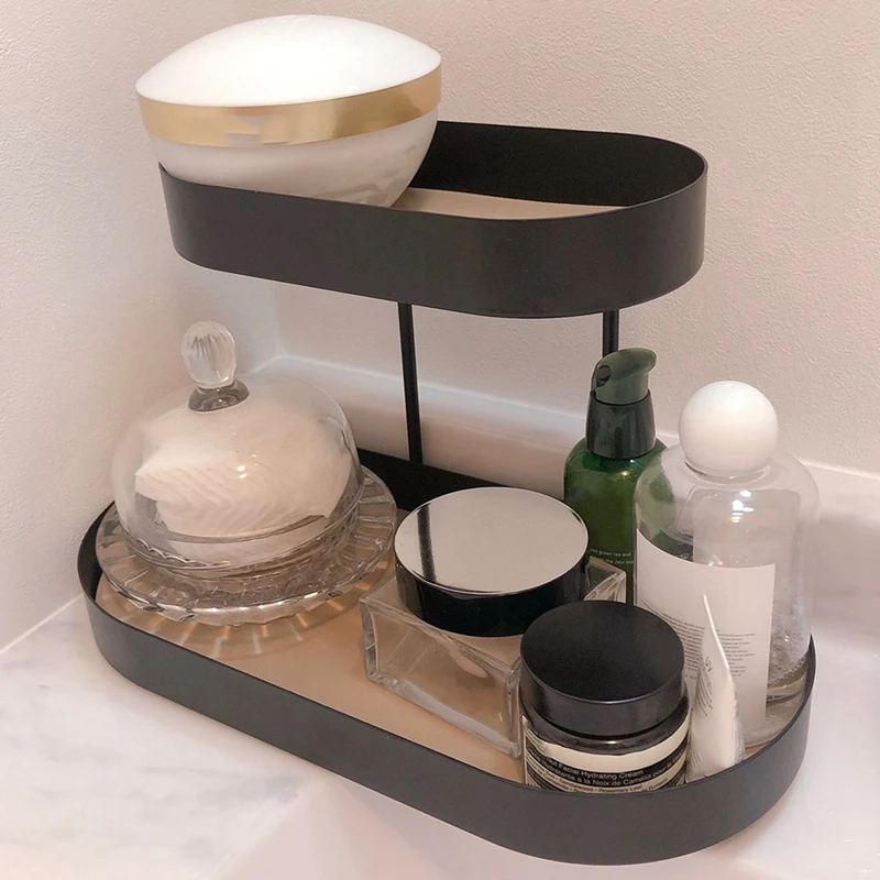 

Black Cake Stand 1Pce Metal Storage Tableware Party Supply Home Decor