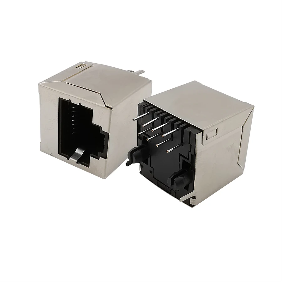 5 шт. RJ45 8P8C разъем 8 Pin Женский Джек Коннектор PCB Плата прямой контакт с